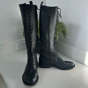 Vince lace up boots.